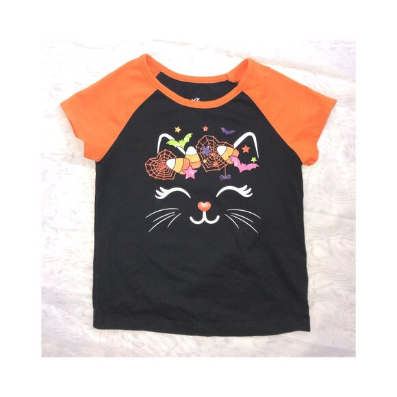 TOP, 4T, HALLOWEEN, cat - Picture 1 of 3